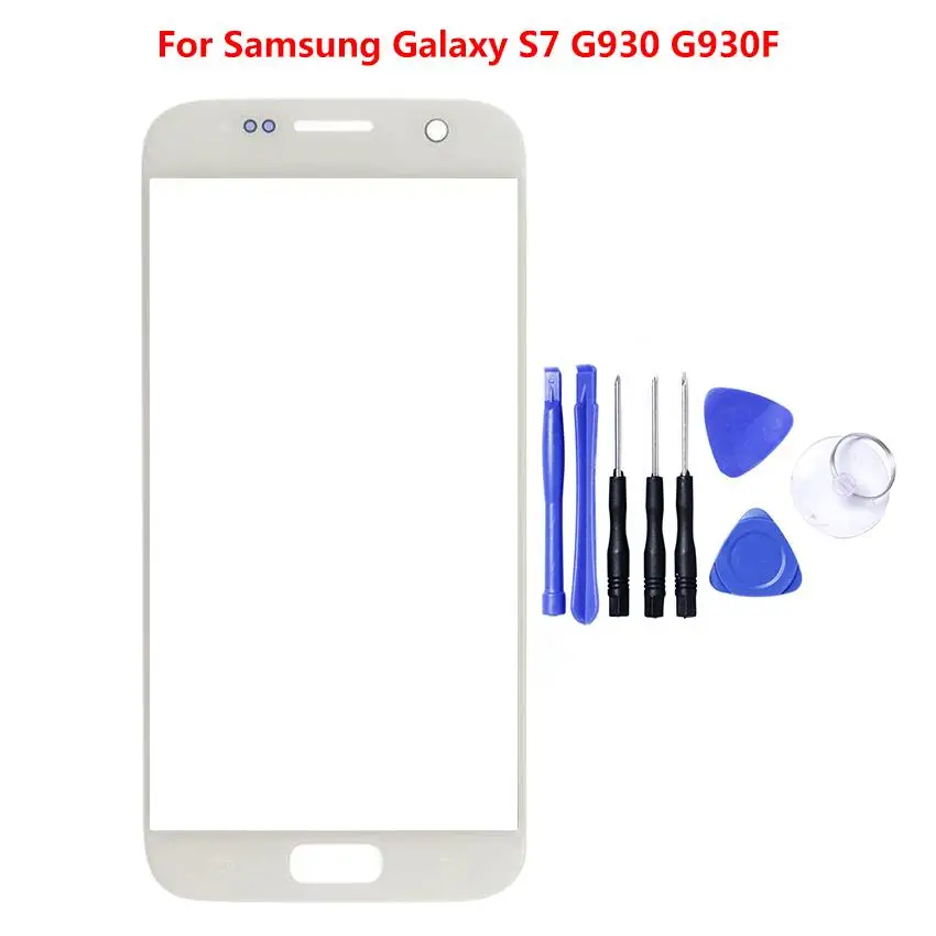 Передняя панель сенсорного экрана Внешний стекло объектива для samsung Galaxy S7 G930 |