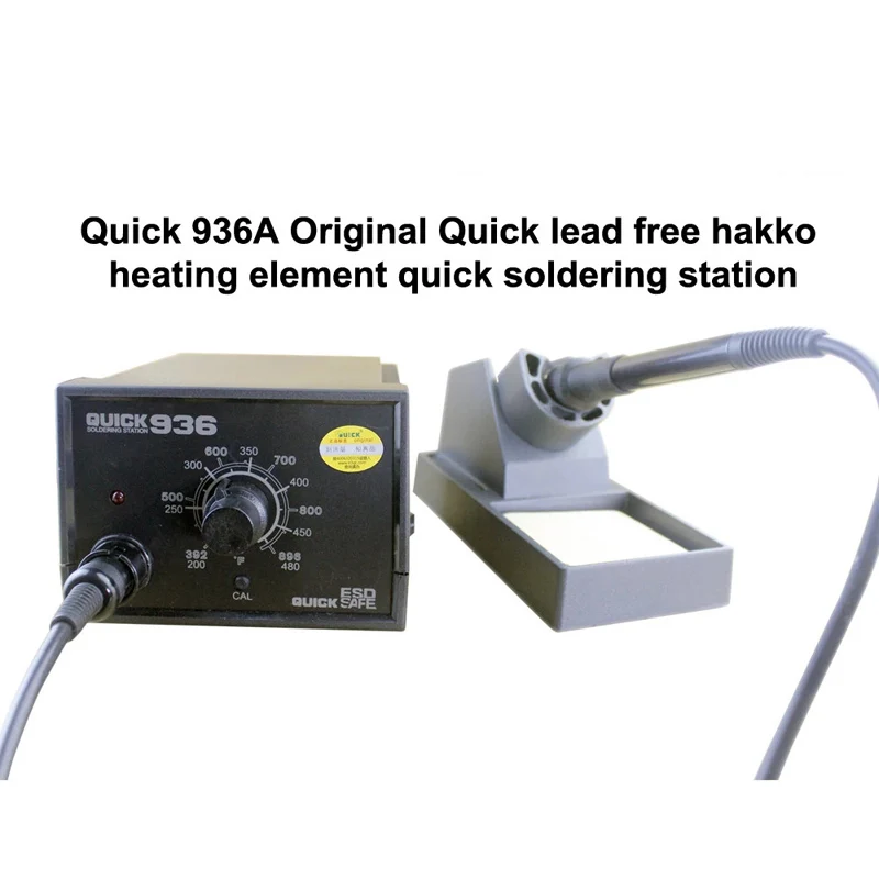 Quick 850A SMD паяльная станция антистатическое Спаивание горячим воздухом станция с 3 шт сопла для материнская плата телефона ремонт