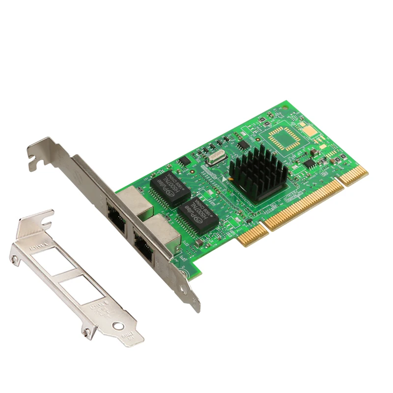 Intel82546 chipest Dual 8492MT RJ45 порты и PCI Gigabit Серверная сетевая карта | Компьютеры офис