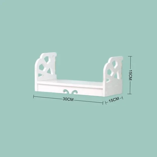 30 X 15CM Настенная полка, Пробивка, для спальни, ТВ, Настенная декоративная настенная подвесная стойка для хранения косметики, слова, раздел LM01181630 - Цвет: 30 X 15CM
