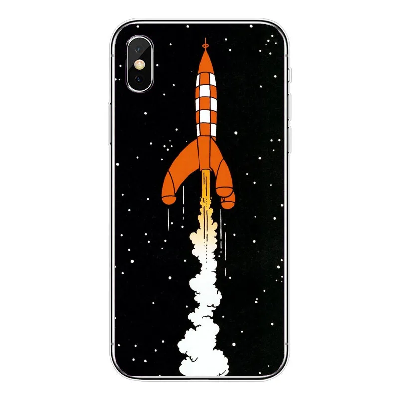 The Adventures of Tintin Soft Silicone TPU Cover Case For iPhone 11 11Pro XR 10 8 7 Plus 6 6S Plus 5 XS Max 5 5C 4 4S Case - Color: TPU