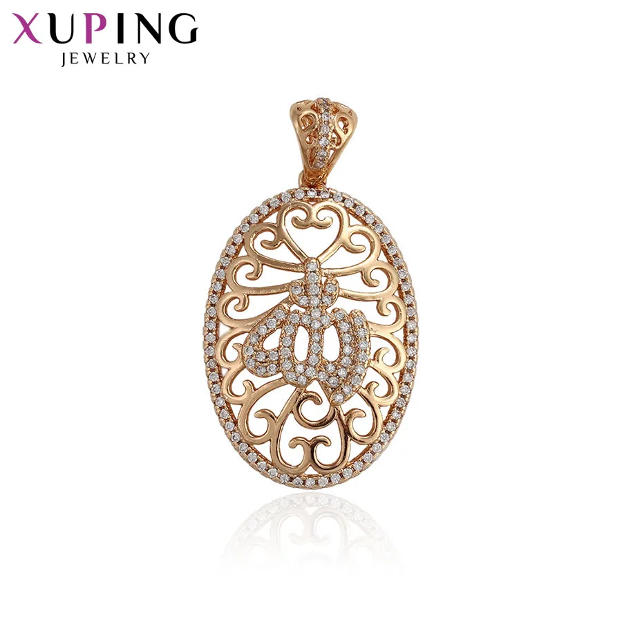 Xuping ювелирные изделия популярная Изысканная овальная скользящая подвеска