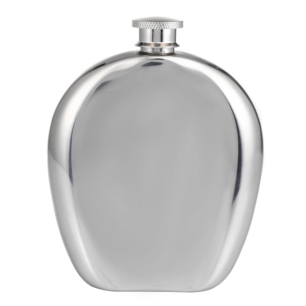 6 унций Портативный Будда призрак лицо нержавеющая сталь фляга зеркало