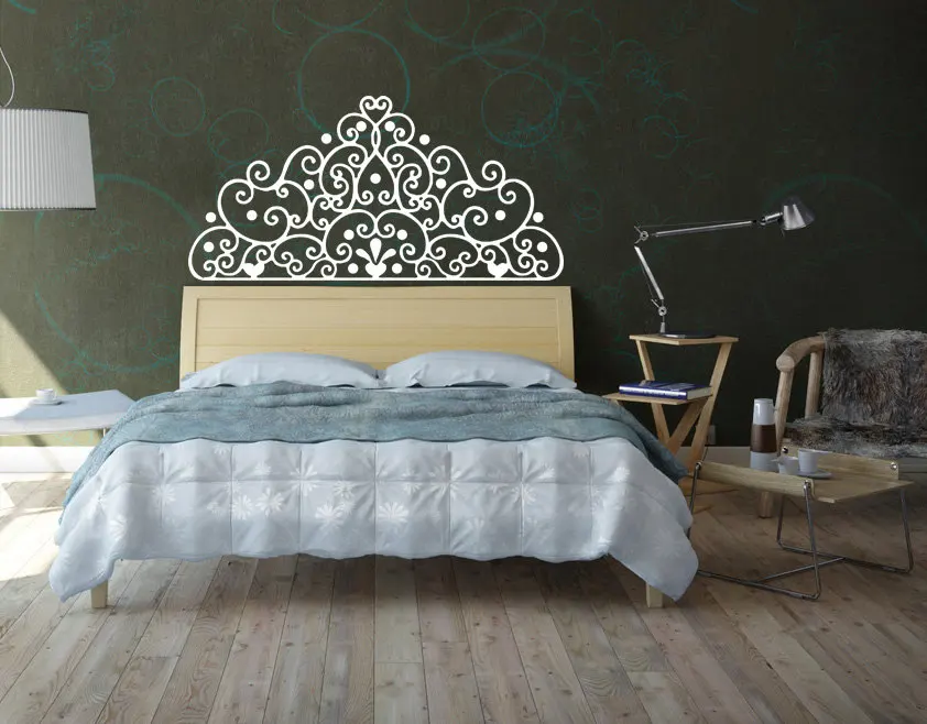 Современный дизайн Настенная Наклейка с изголовьем спальни украшение для дома