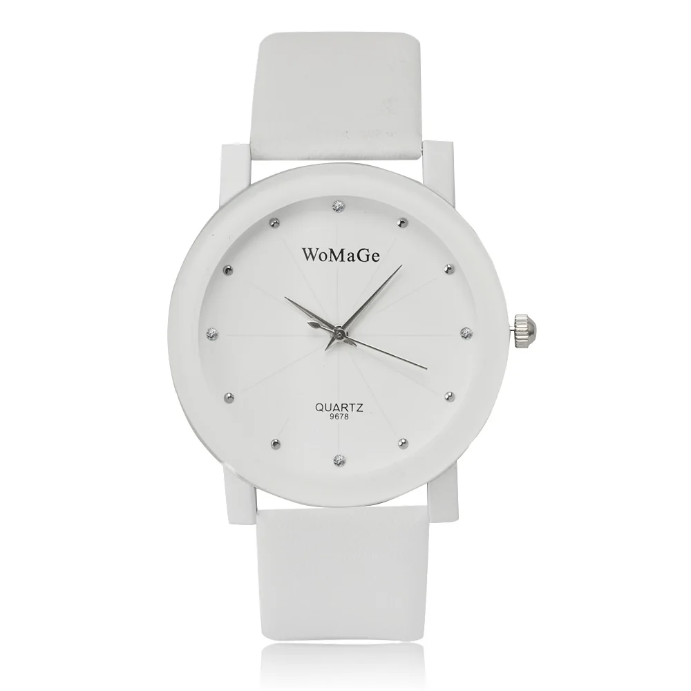 Женские часы роскошные с кристаллами женские из кожи saat bayan kol saati | Наручные