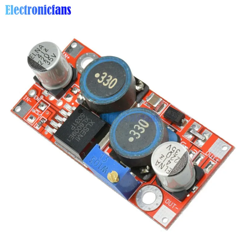 XL6009 Boost DC Регулируемый понижающий преобразователь модуль замены LM2577 питания 20 Вт
