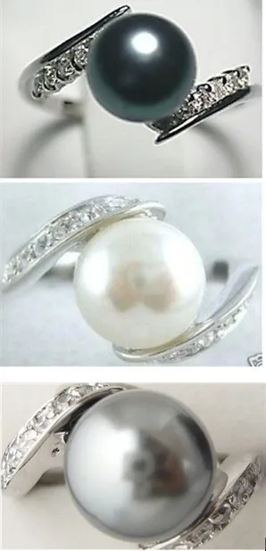 STUNNING STYLISH TAHITIAN BLACK PEARL RING SIZE 7 8 9 A1012 | Украшения и аксессуары