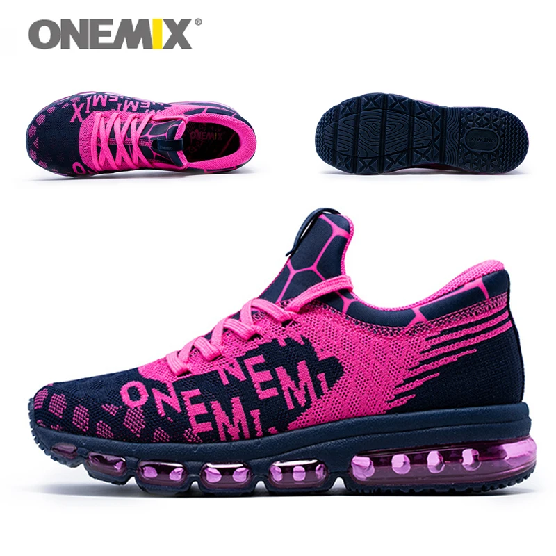 ONEMIX 2017 мужская Воздушной Подушке Кроссовки для женщин Спортивное Открытый Спорт