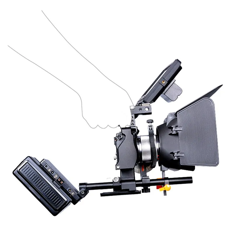Handheld DSLR Camera Cage Stabilizer Video Steadicam with Top Handle Grip for Sony A6000/A6300/A6500|steadicam stabilizer|camera steadicamcamera cage