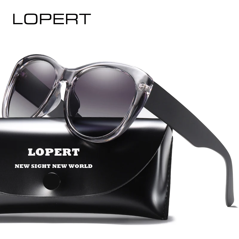 LOPERT, модные, кошачий глаз, поляризационные солнцезащитные очки, для женщин, фирменный дизайн, очки, градиентные линзы, солнцезащитные очки, de sol, UV400