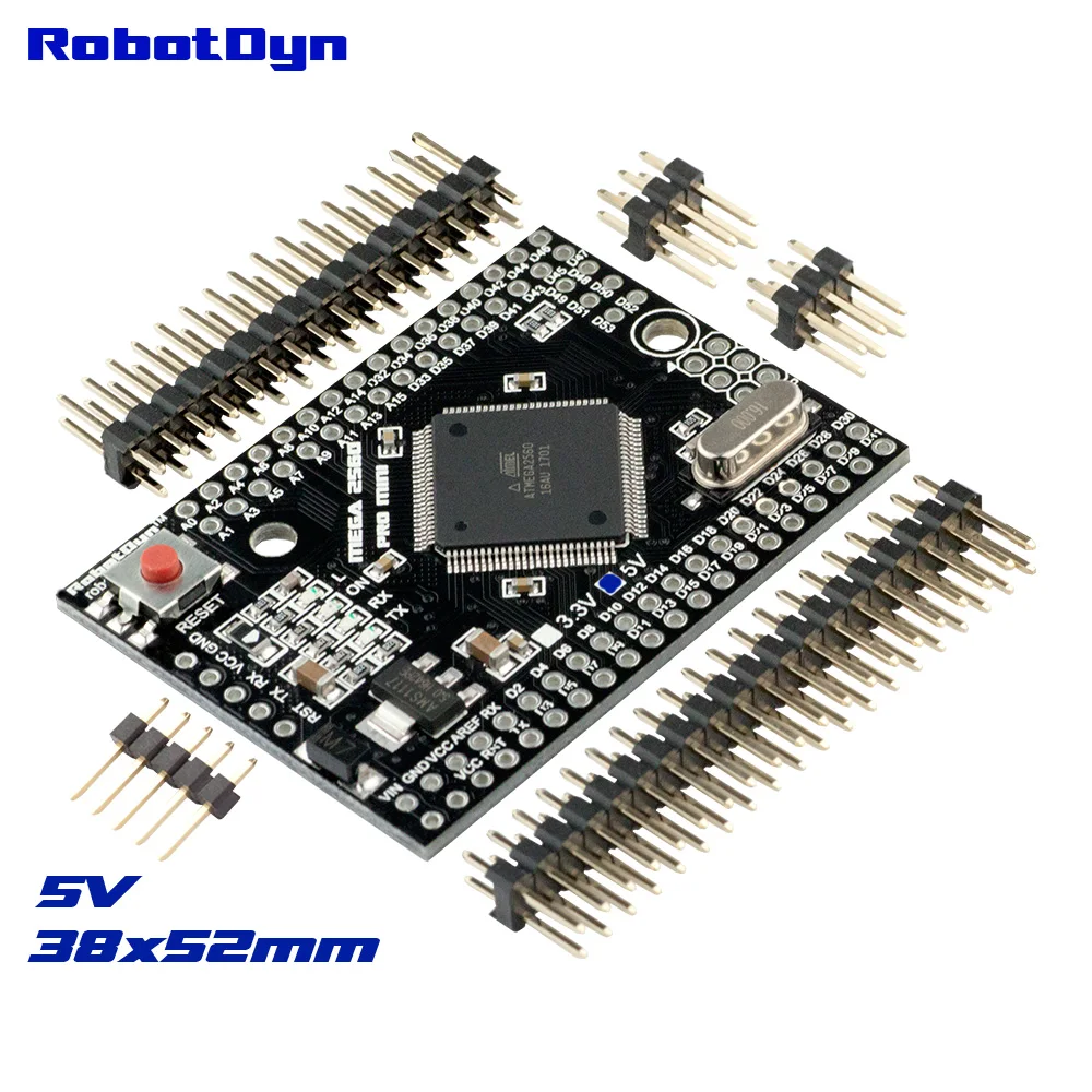 Мега 2560 PRO MINI 5 V, ATmega2560-16AU, с мужской pinheaders. Совместим с Arduino Mega 2560