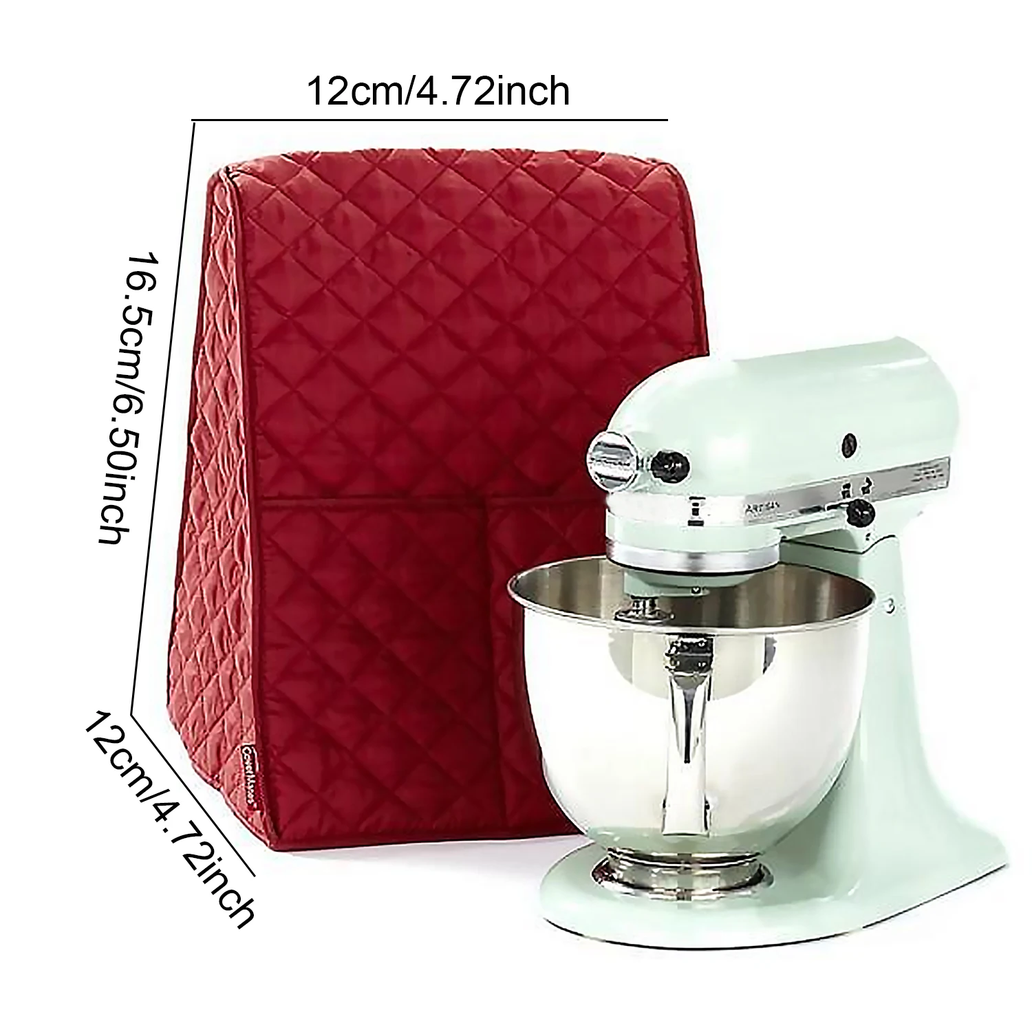 Бытовой пылезащитный чехол для очистки с 2 передними карманами Kitchenaid стенд