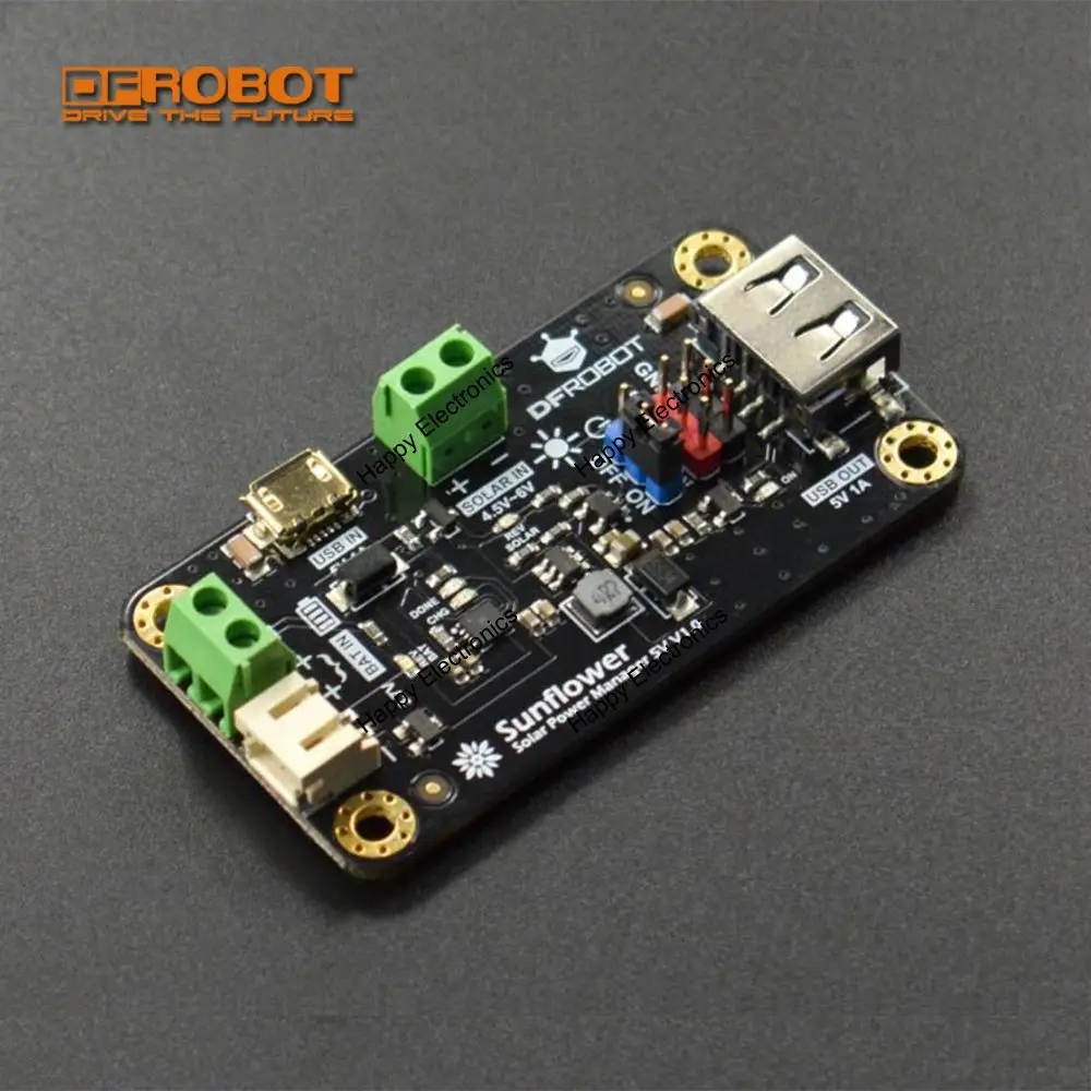 DFRobot Sunflower маленькая мощная Высокоэффективная Солнечная управляемая мощность 5 В