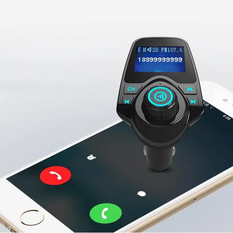 Высокое качество 5 в 2.1A Bluetooth автомобильный комплект fm-передатчик беспроводной радио адаптер fm-модулятор Громкая связь USB Автомобильный плеер