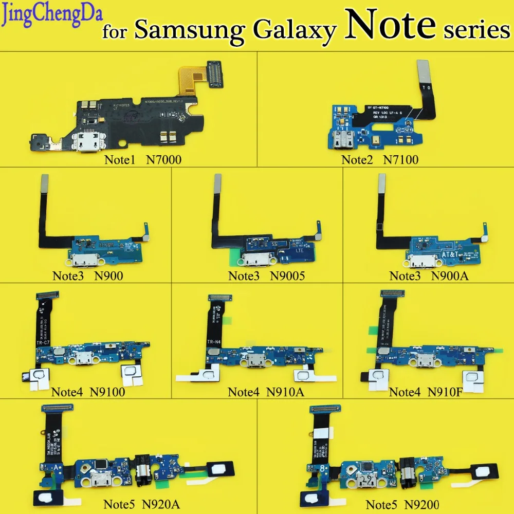 Новый USB разъем JCD для зарядного порта гибкий кабель Samsung galaxy Note 1 2 3 4 5 N7100 N7000 micro usb