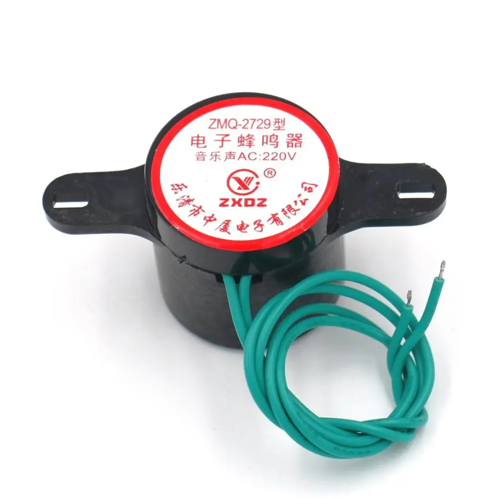 5 шт. зуммер ZMQ-2729 AC 220V di звуковой сигнал и музыка орхидея трава, которая проигрывает мелодии из фильмов сигнализация системы защиты от взлома
