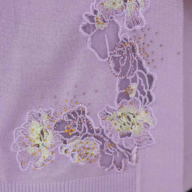 2017 Womens Fall Fashion Women Cardigans Middle-aged Women's Autumn Sweater Two Pieces Female Loose Large Size Coat Jacket |