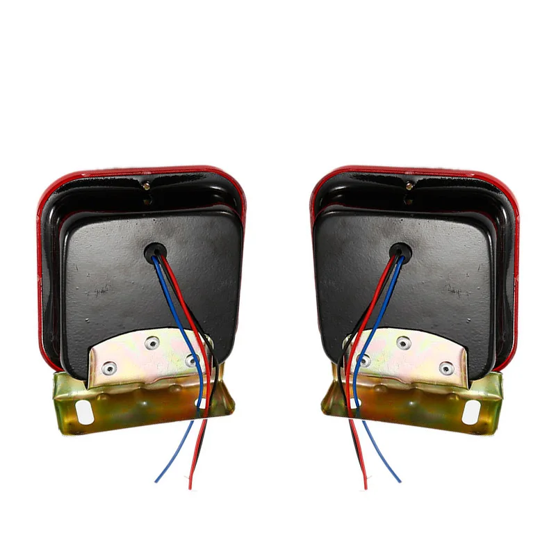 1 пара DC 12V 4 5 &quot20SMD квадратный грузовик трейлер светильник s светодиодный стоп