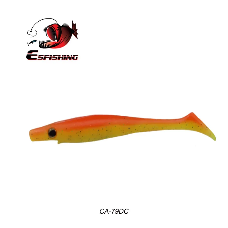 CA79DC ESFISHING Горячие приманки Новые свиньи shad 10 см 6 г 6 шт. Джеркбейт рыболовный приманки морские большие приманки мягкие приманки, рыбалка форель Щука окунь бас - Цвет: CA79DC