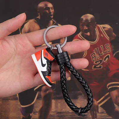 Кроссовки AJ key chain Jordan Баскетбольная обувь стерео сумка для обуви висячая ручная работа автомобильный брелок подарки для пары мужчин и женщин - Цвет: 15