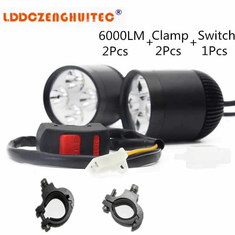 LDDCZENGHUITEC 30 Вт 6000LM 40X USA U3 светодиодный чип Универсальный мотоциклетный