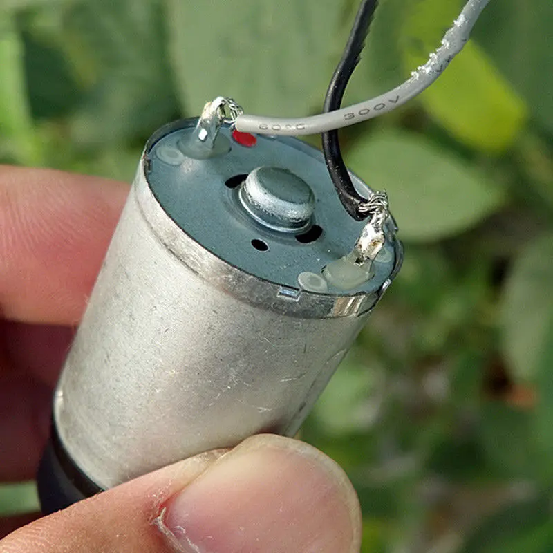 DC 3 V-12 V 6V 156RPM микро 370 планетарный полностью металлический мотор-редуктор