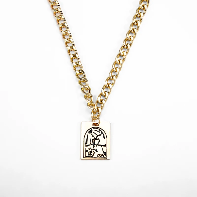 Женские браслеты на ногу золотистые и Серебристые с квадратным кулоном