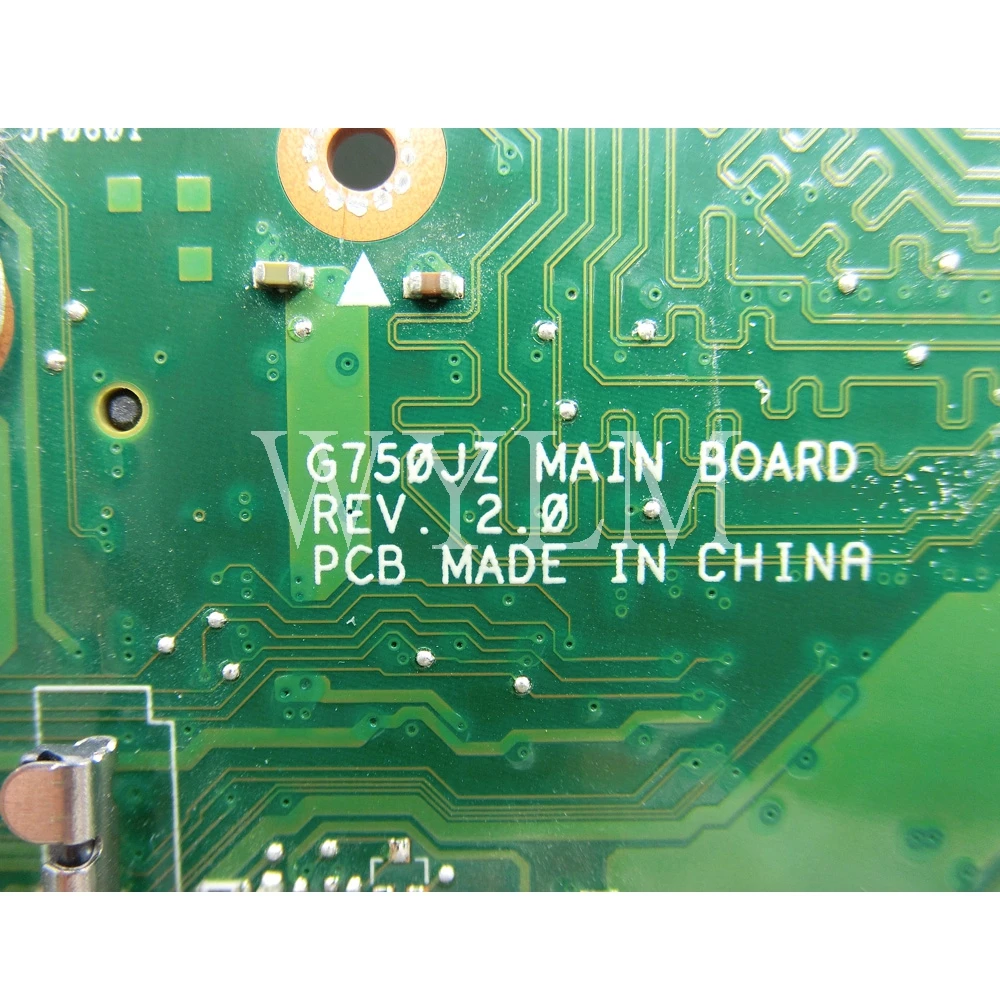 G750JY с i7 4700HQ Процессор 2D Материнская плата ASUS G750J G750JZ ноутбук материнская 60NB00J0 MB1200