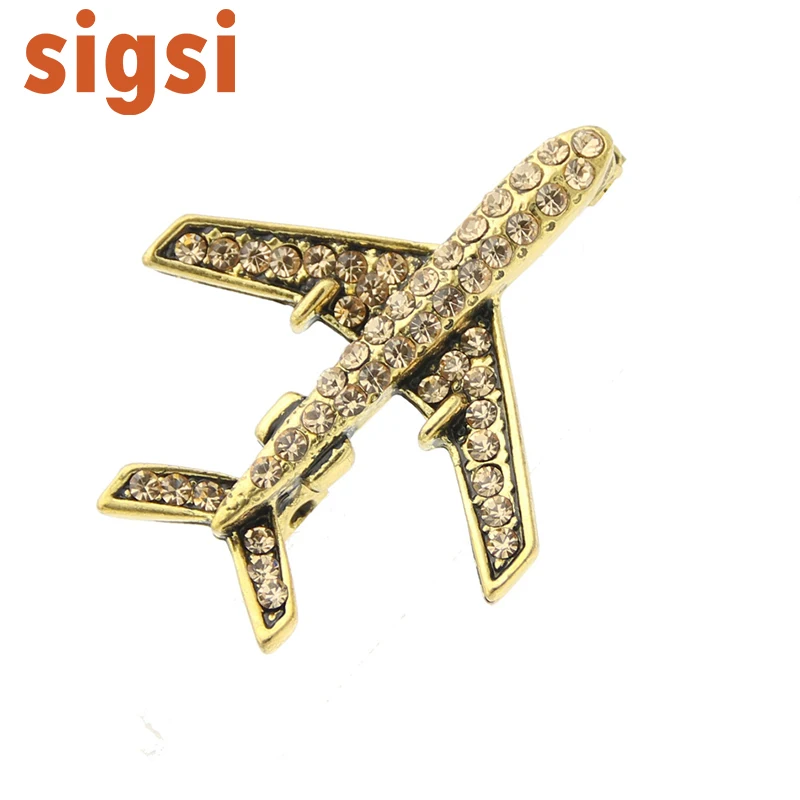 Хит продаж Женские Ювелирные изделия самолет/самолет брошь Корея вставка с