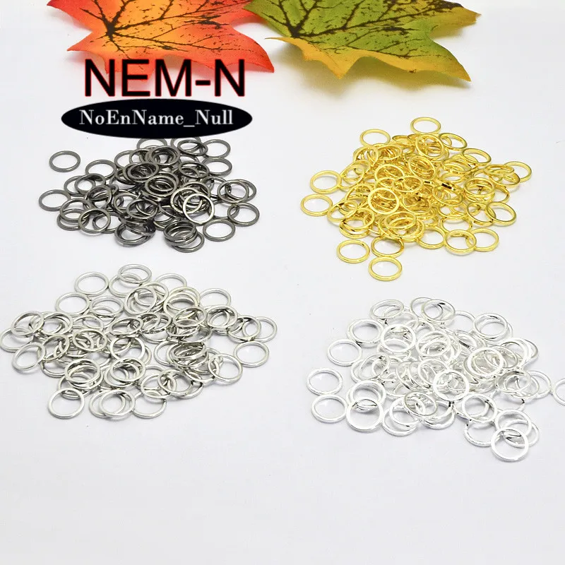 20 шт./лот NEM-N 8*1 мм медные бесшовные круглые кольца бусина-подвеска очаровательные