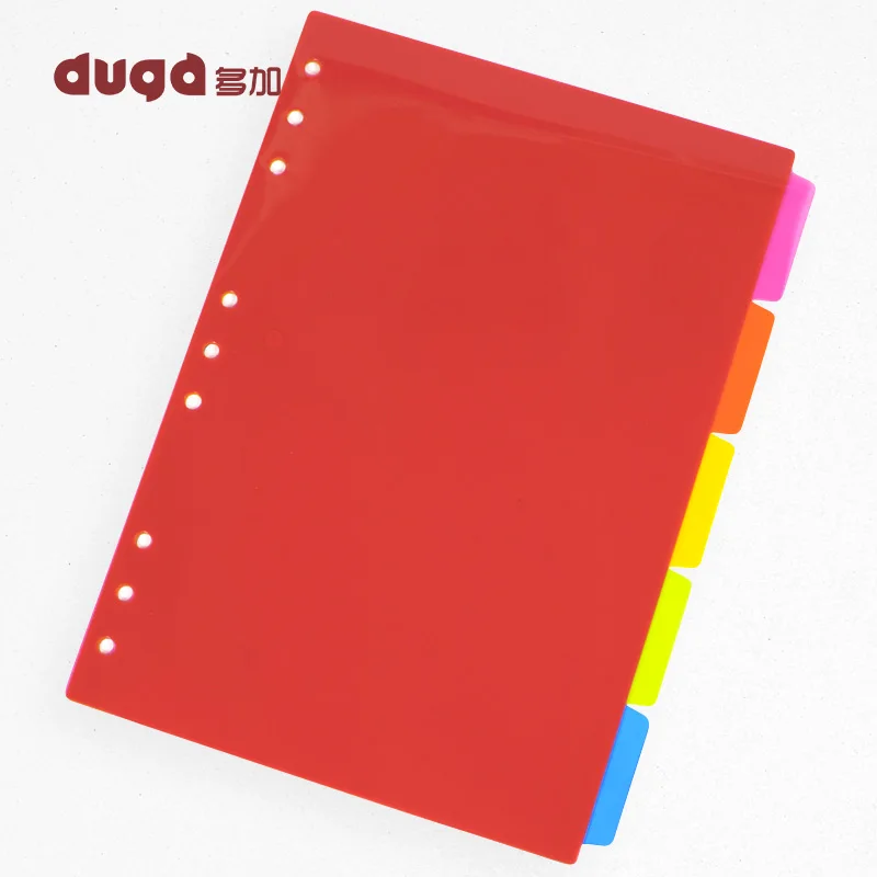 B5 свободная книга индекс страницы высокого качества PP свободные-блокнот со