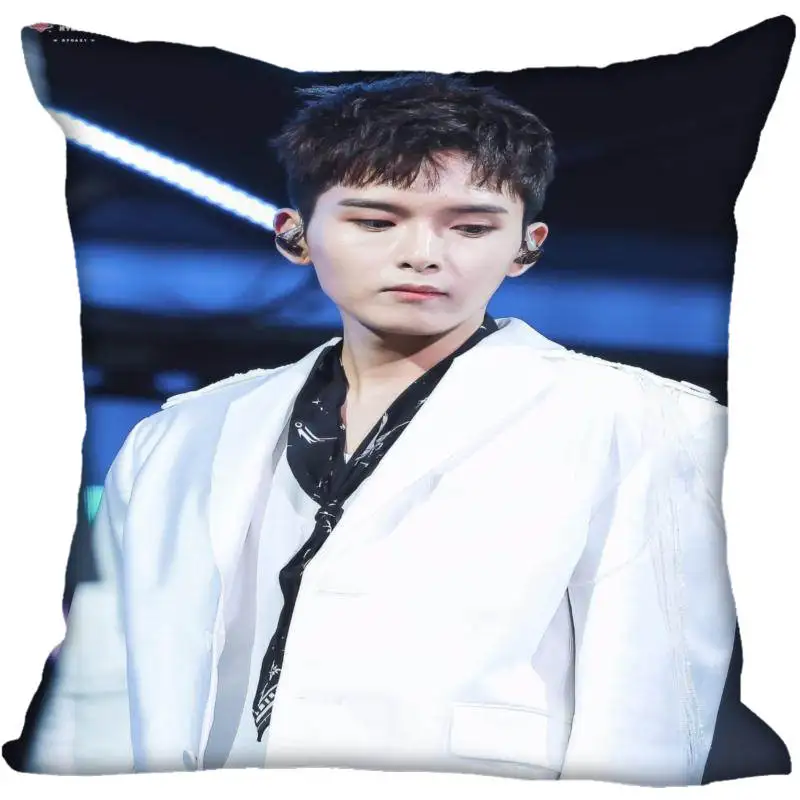 Квадратные шелковые наволочки Kpop с принтом ryeowok Super Junior 40x40 см 35x35 односторонняя