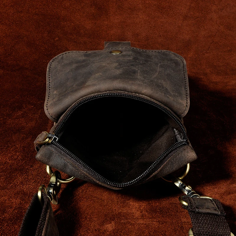 Norbinus мужские сумки на пояс натуральная кожа поясная сумка Воловья бедрах крючках