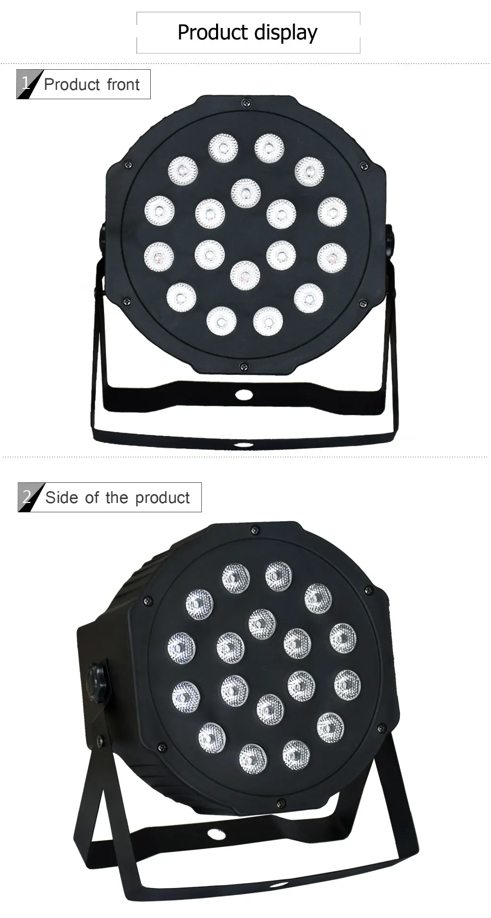 18X3 W светодиодные par-прожекторы RGB DMX512 лампа освещение для сцены Голосовая активация для dj музыки