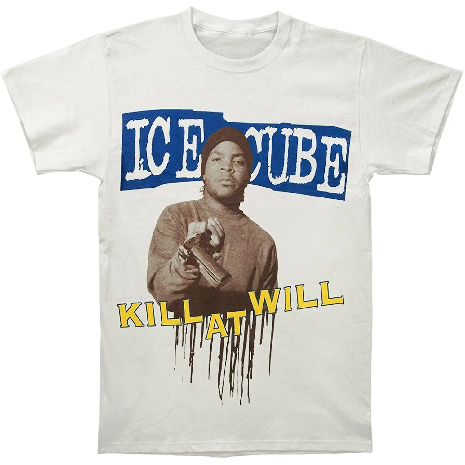 Фото Ice cube Для Мужчин's убить по желанию футболка серый Мужская одежда Ice cube Для Мужчин's убить по желанию футболка серый Мужская одежда