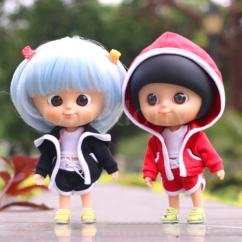 Ручная работа искусственное пальто для куклы средней длины Holala Ixdoll 1/8 BJD 1/6 Blyth