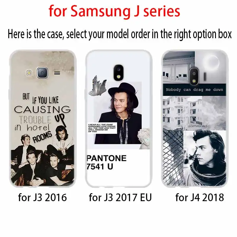 Односторонний чехол Louis Tomlinson для Samsung J8 J4 J6 Plus 2018 J5 J3 J7 2017 EU 2016 Prime Phone Coque Fundas