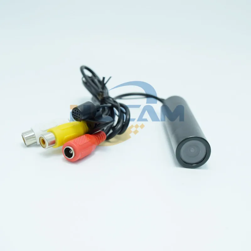 HQCAM Аудио Мини Пуля Cam 1/" sony CCD 420TVL Открытый водонепроницаемый безопасности CCTV Мини водонепроницаемая камера Поддержка Микрофона