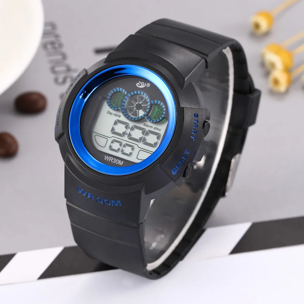 Многофункциональные водонепроницаемые часы для мужчин и женщин спортивные