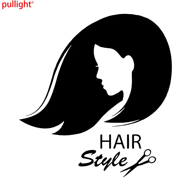 Classic Creative Hair Girl Stylist Beauty Tanning Salon Car Truck Window Vinyl Decal Sticker | Автомобили и мотоциклы