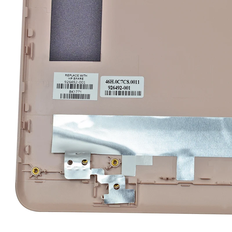 Новая розовая Золотая задняя крышка для ноутбука HP 17-BS серии LCD 933297-001