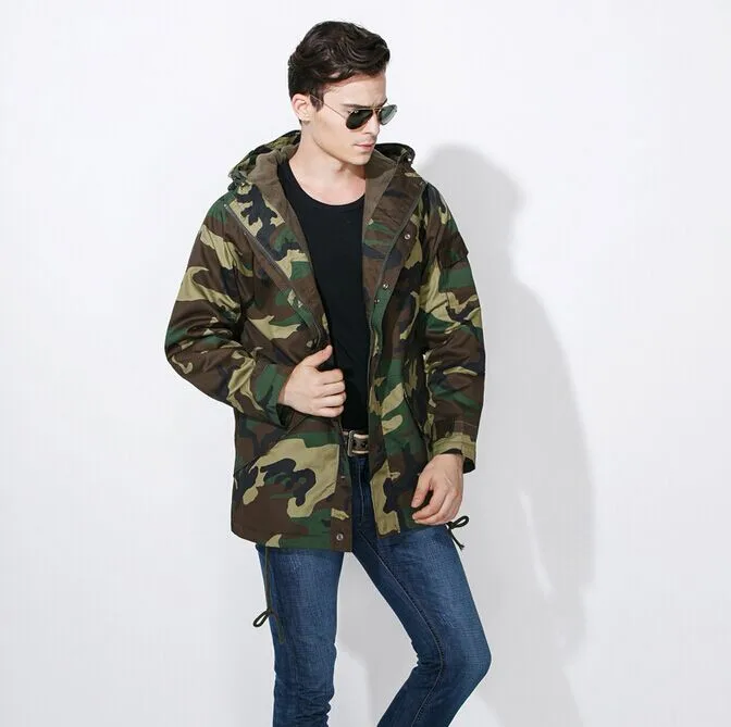 Уличная камуфляжная тренировочная зимняя куртка G8 в джунглях мужское
