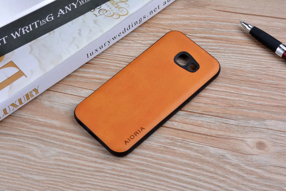 Чехол для Samsung Galaxy A5, роскошные винтажные кожаные чехлы для Samsung Galaxy A520 A5, чехлы для телефонов, funda capa