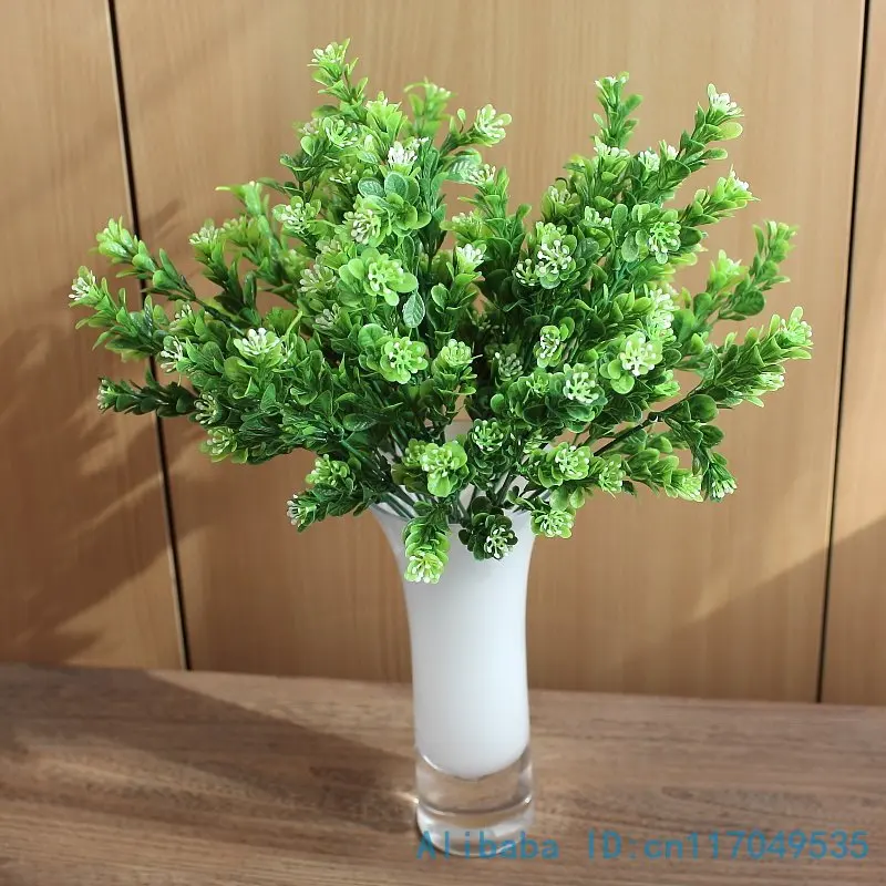 1 шт. красивые искусственные зеленые горшечные растения пластиковая трава