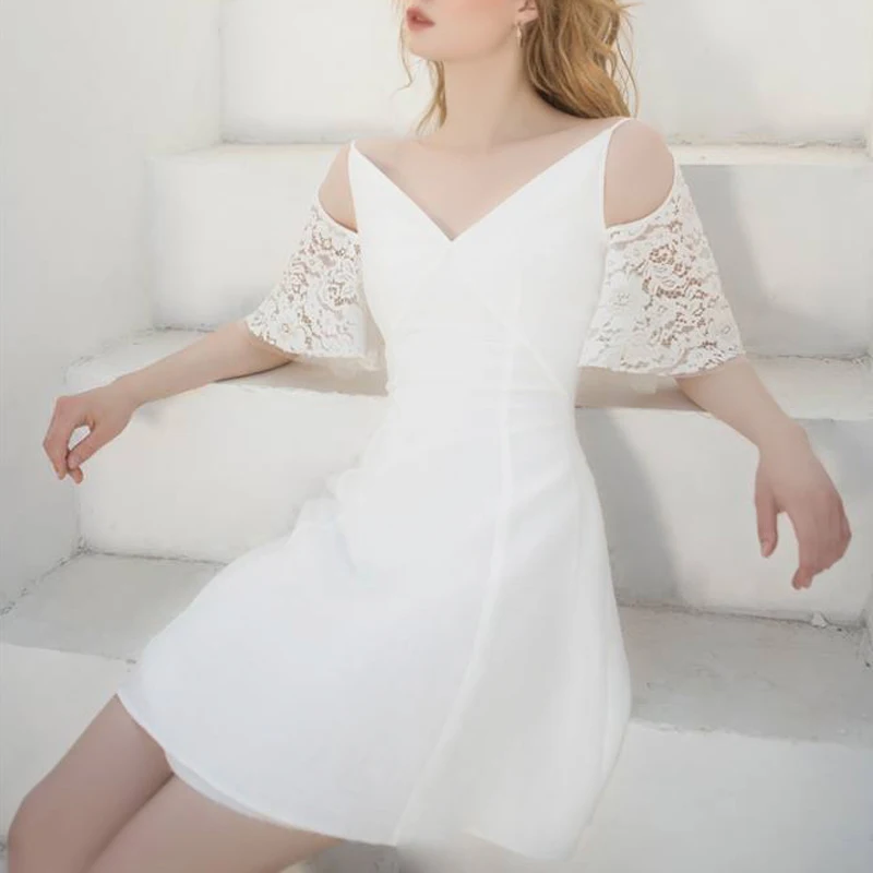 Женское платье с открытыми плечами Max Spri летнее ТРАПЕЦИЕВИДНОЕ вечернее