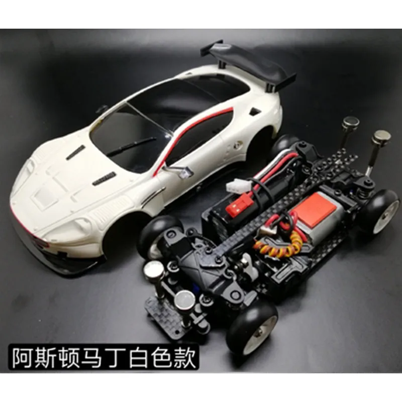 Brushed version 3 MINI-Q6 RTR 1/28 обновленная версия металлические отличия POM шины четыре привода дрейф углеродного волокна гоночная, матовая бесщеточный ру автомобиль - Цвет: Brushed version 3