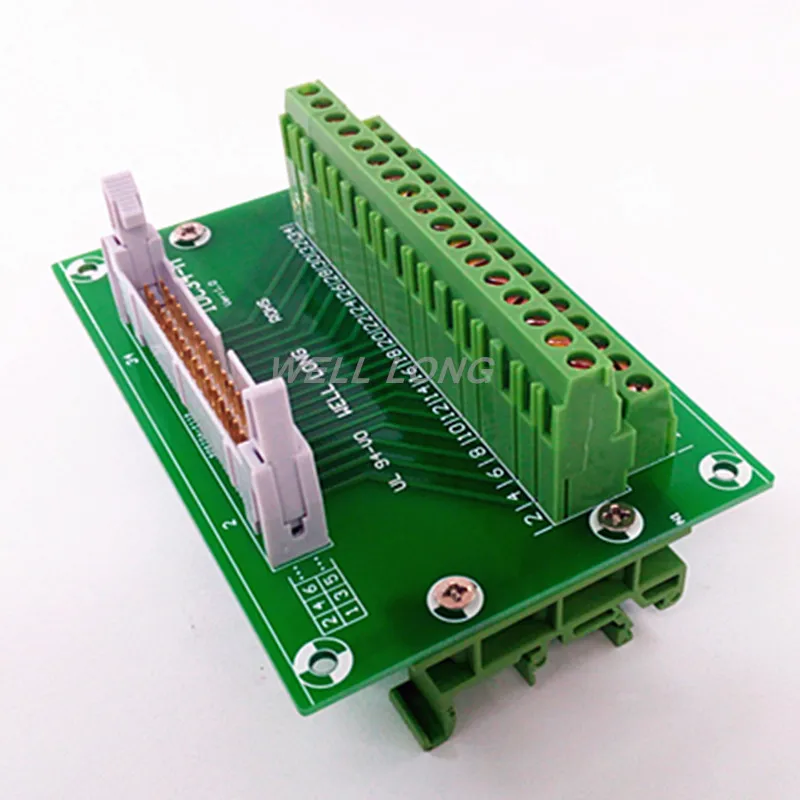 IDC34 2x17 штифтов 0 1 &quotштыревой секционный щит клеммный блок разъем.|terminal block|connector