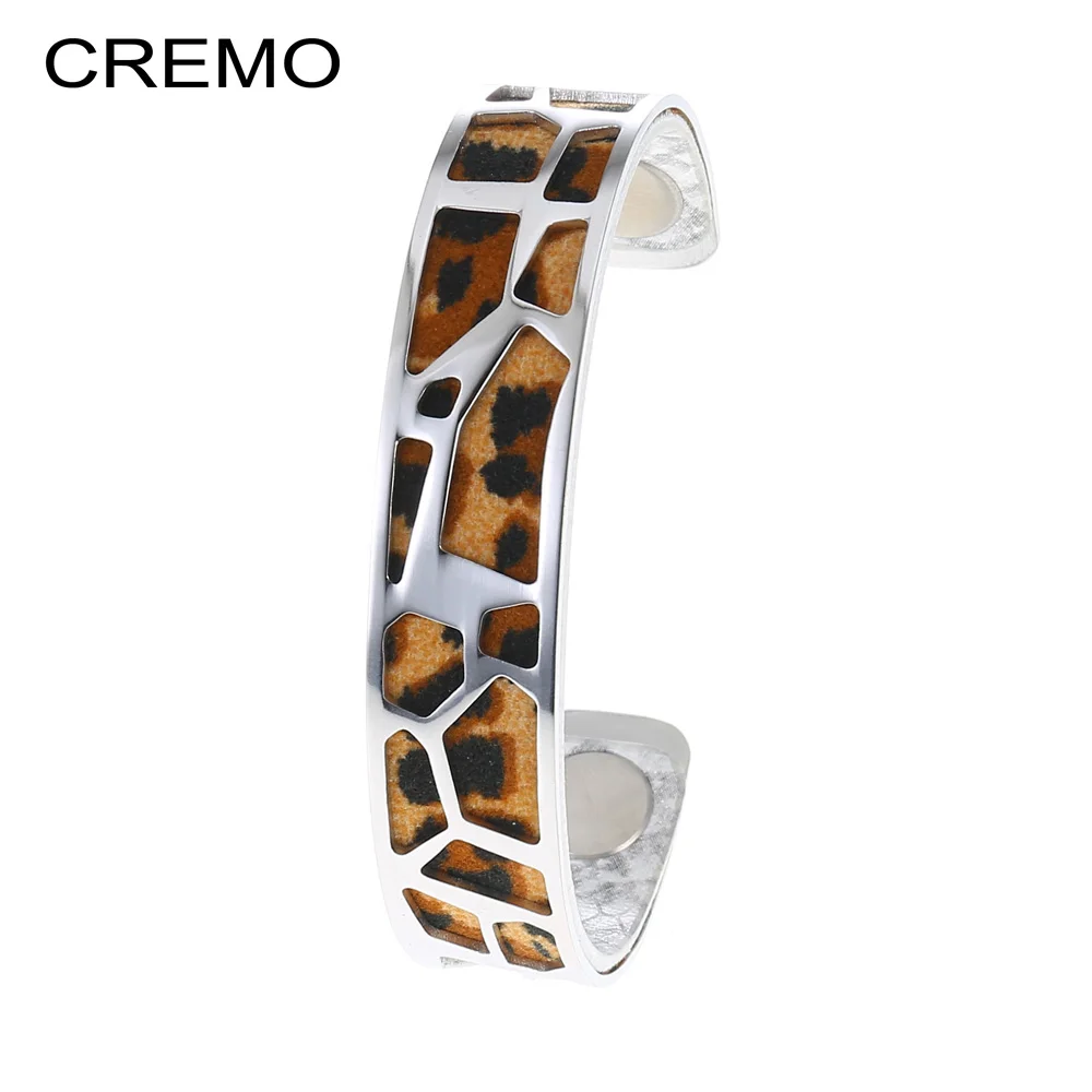 Cremo Plam браслеты на руку манжеты из натуральной кожи браслет нержавеющей стали