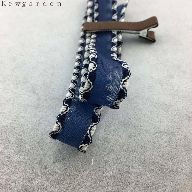 Kewgarden 15mm 1.5cm Double Colours Side Yarn Ribbon DIY Bowknot Accessories Satin ribbons handmade tape 6m/lot | Дом и сад