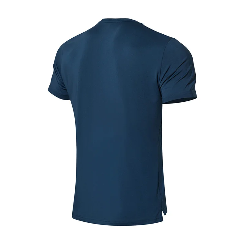 Мужская серия Li Ning бадминтон дышащие спортивные футболки из 81% полиэстера 19%